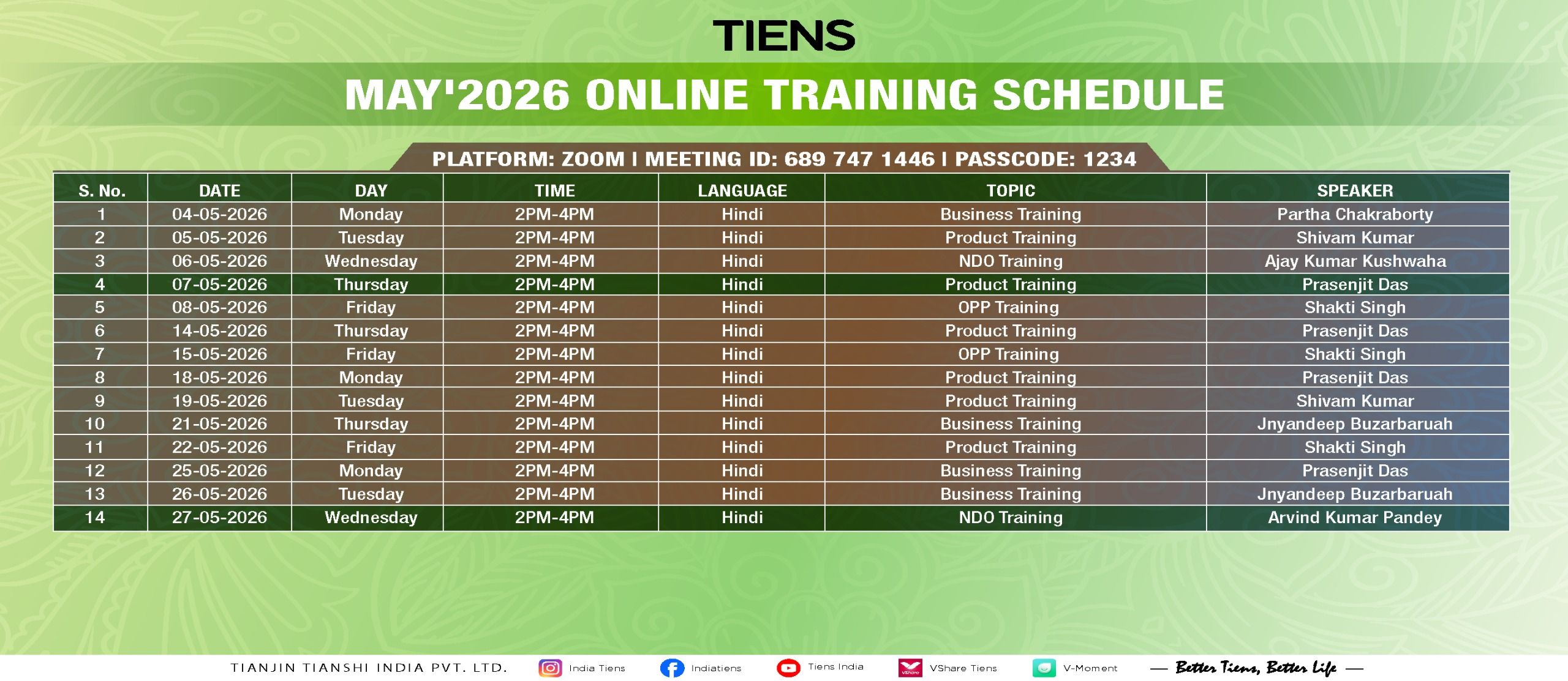 Tiens India online shop